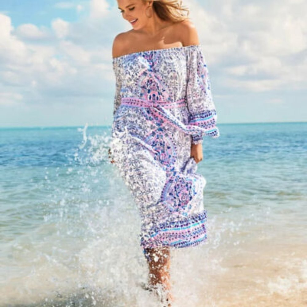 NWT Lilly Pulitzer Abegale Floral Maxi Dress S